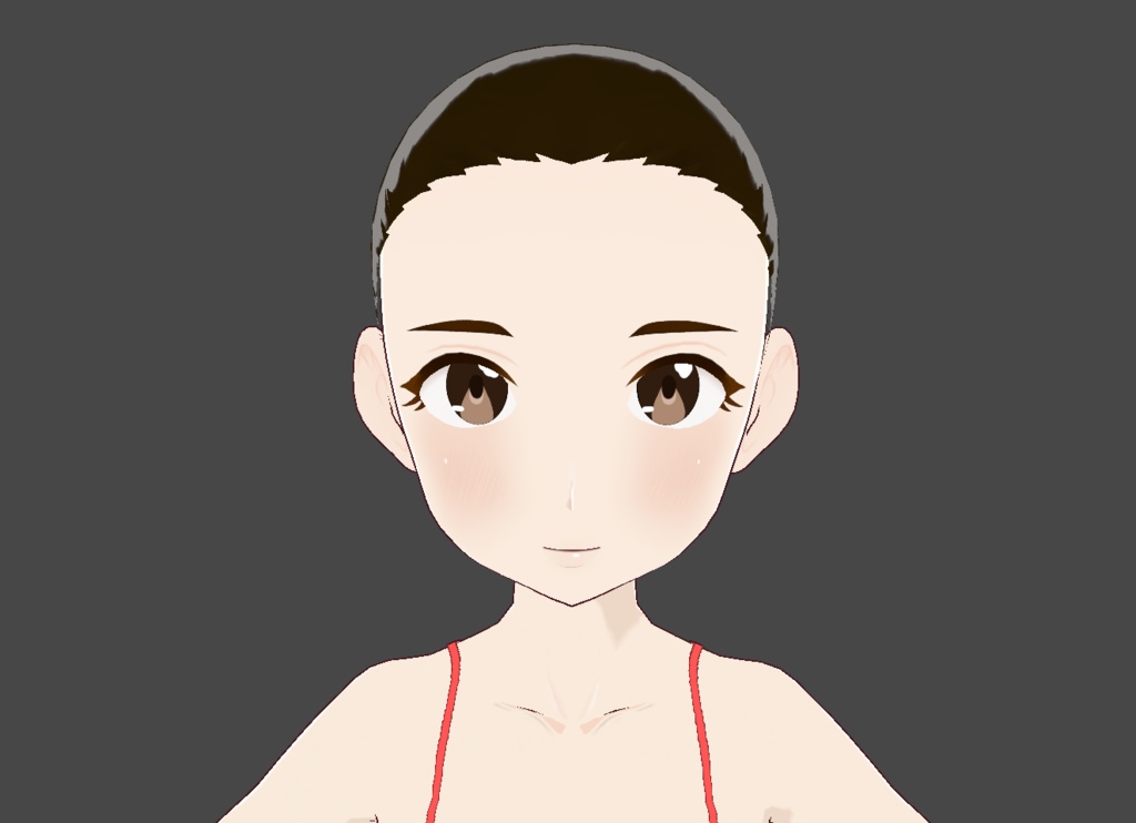 サナギ小隊長式Vroidベースモデル(素材単体での使用OK!)