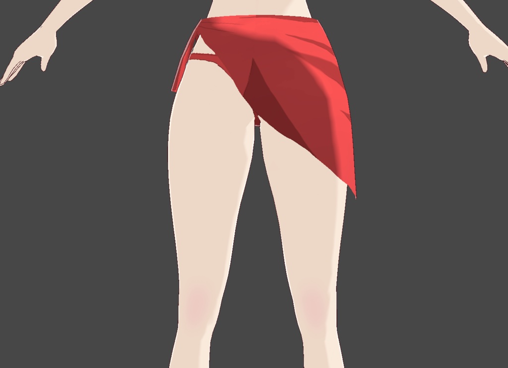 サナギ小隊長式Vroidベースモデル(素材単体での使用OK!)