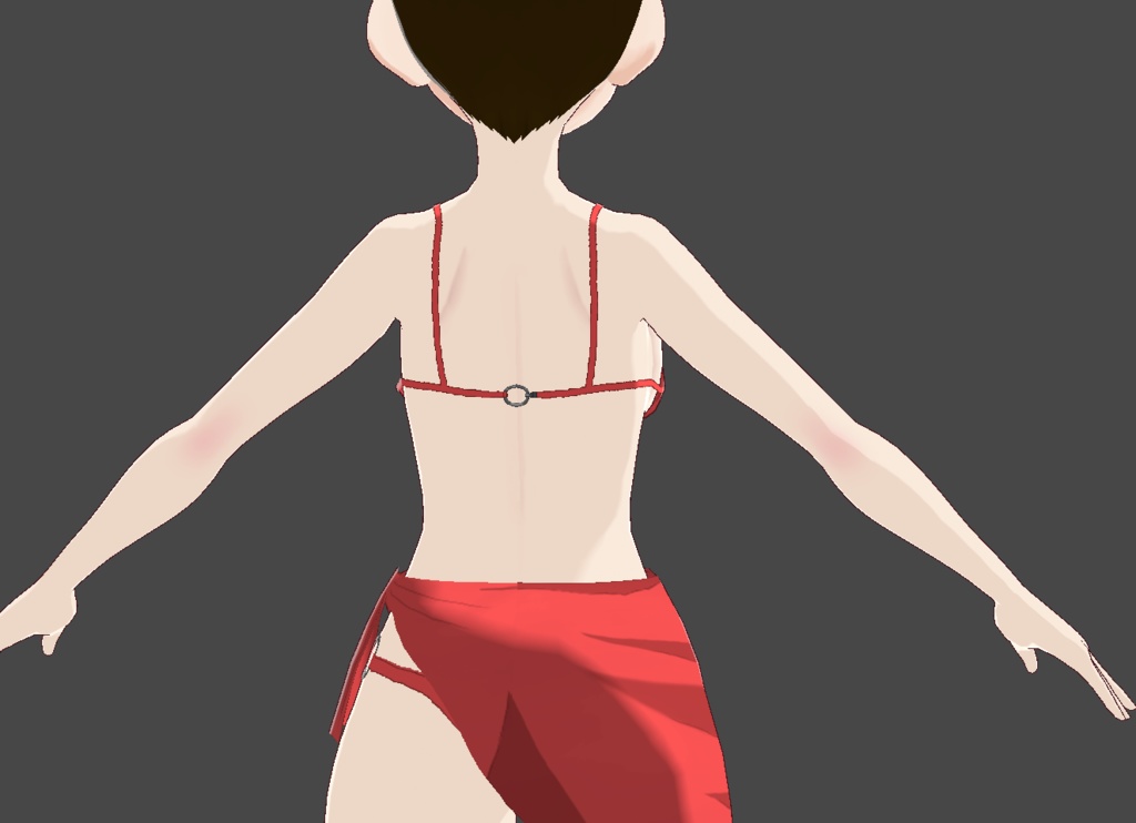 サナギ小隊長式Vroidベースモデル(素材単体での使用OK!)