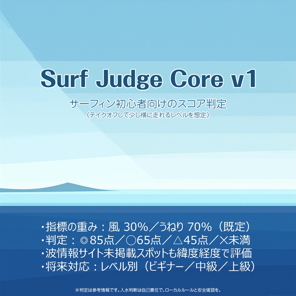 Surf-OK Bot Lite|朝5時に届くあなた専用の波メール(GASテンプレート)