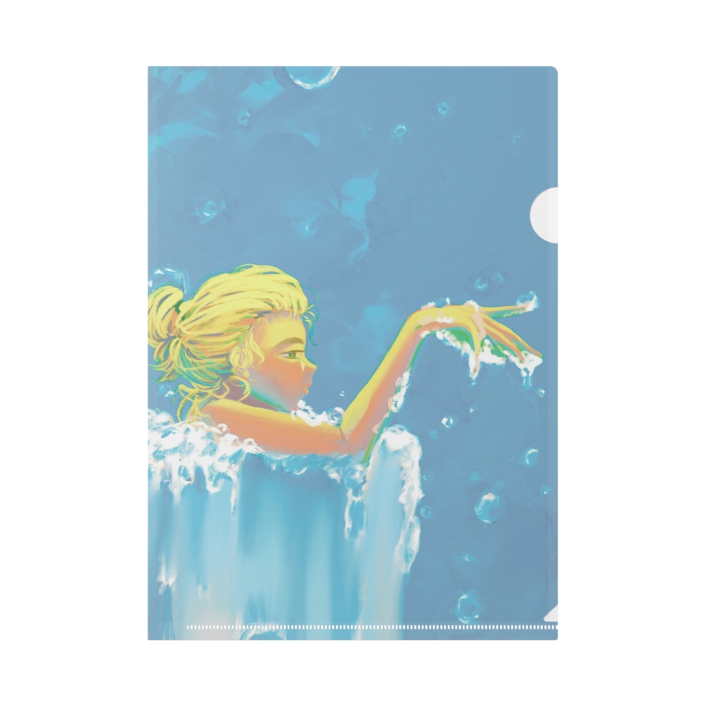 ひといき クリアファイル