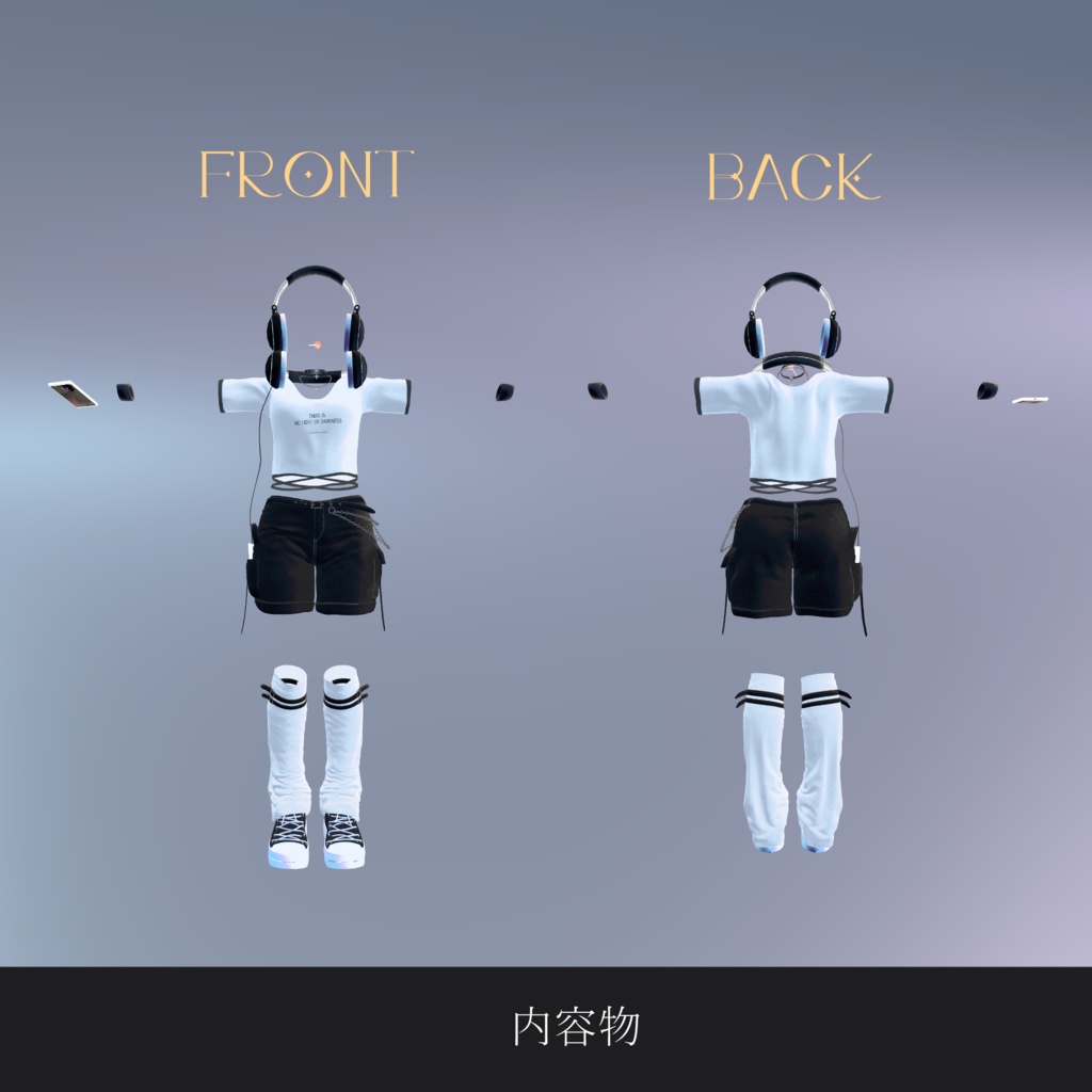 Cool Punkish【桔梗、舞夜】『3Dモデル』