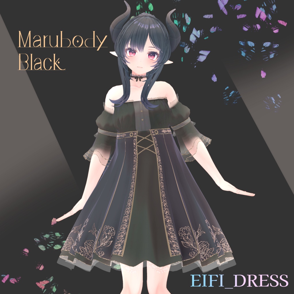 Elfi_Dress 『3Dモデル』
