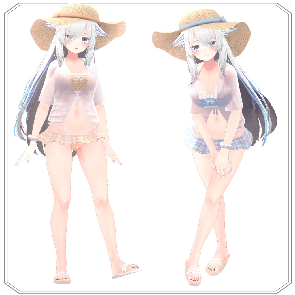charming_summer_frill 『3Dモデル』