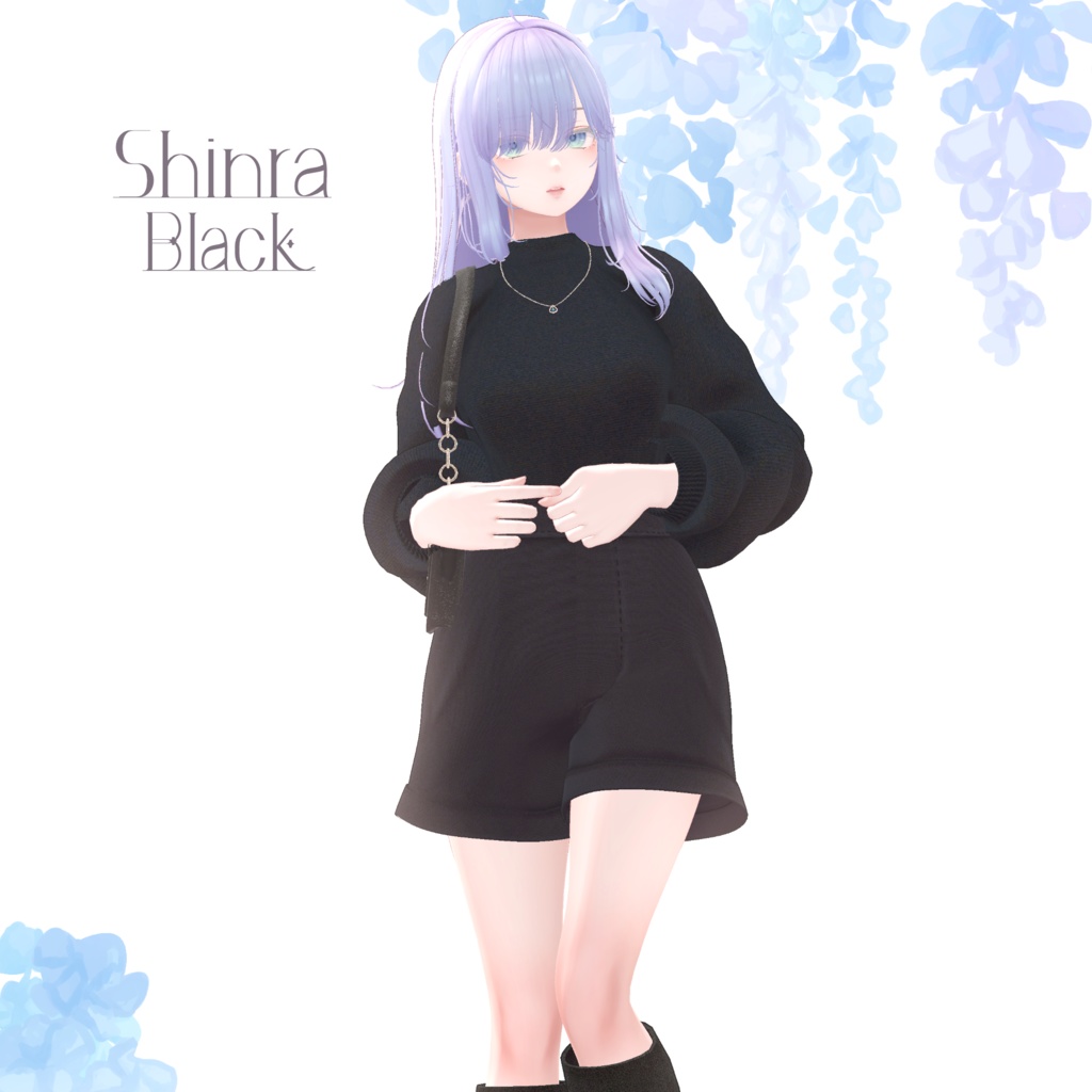 『6アバター対応』ボリュームスリーブニットコーデ