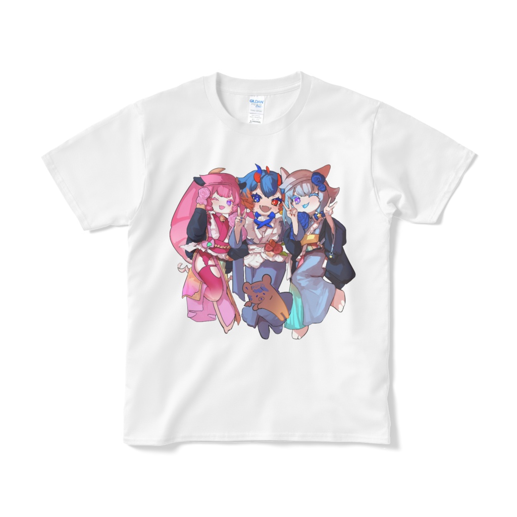 ほしさん一家仲良しTシャツ（カラー）