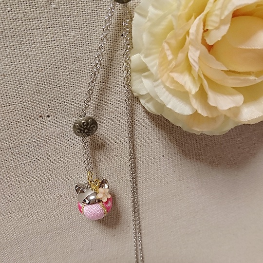 【刀剣乱舞】和風の毬風猫耳ピアス