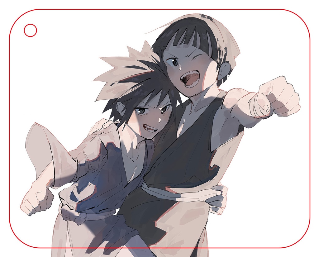 アクリルキーホルダー（柱間＆マダラ）