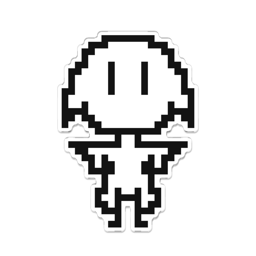 [ピコピコ] 鬼天使「０番目」のアクリルバッジ