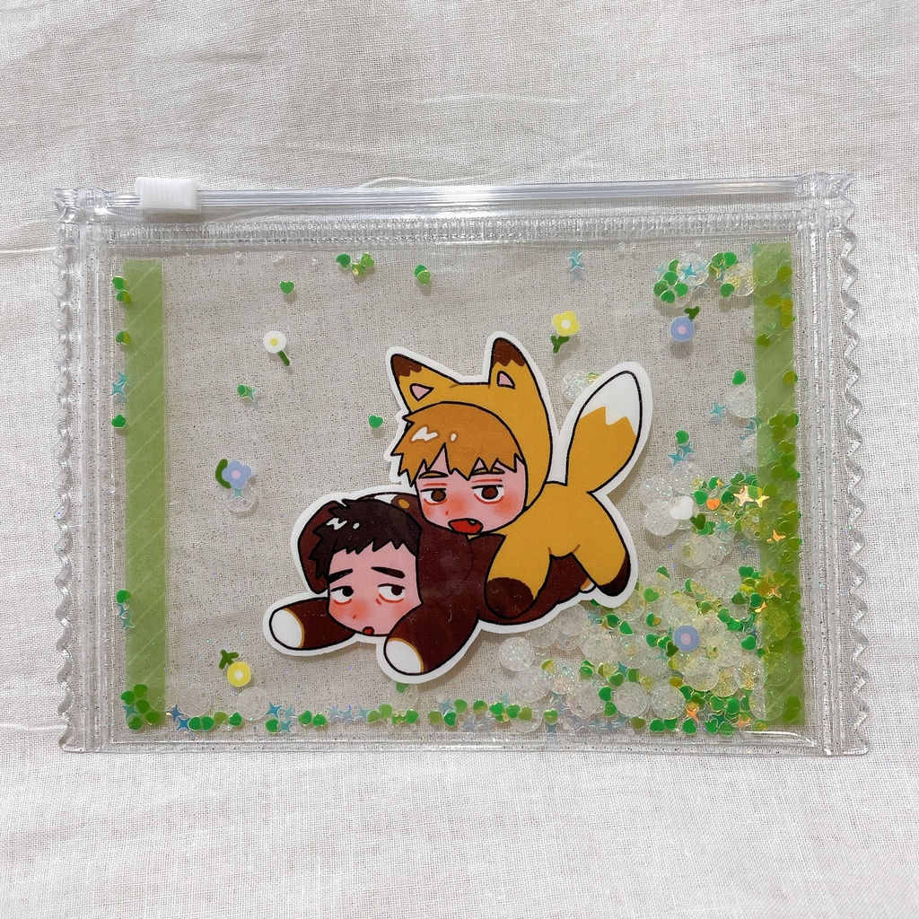 けもファスナーポーチ