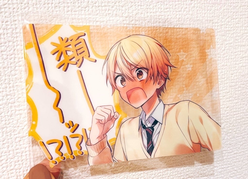 🌟赤面クリアポストカード