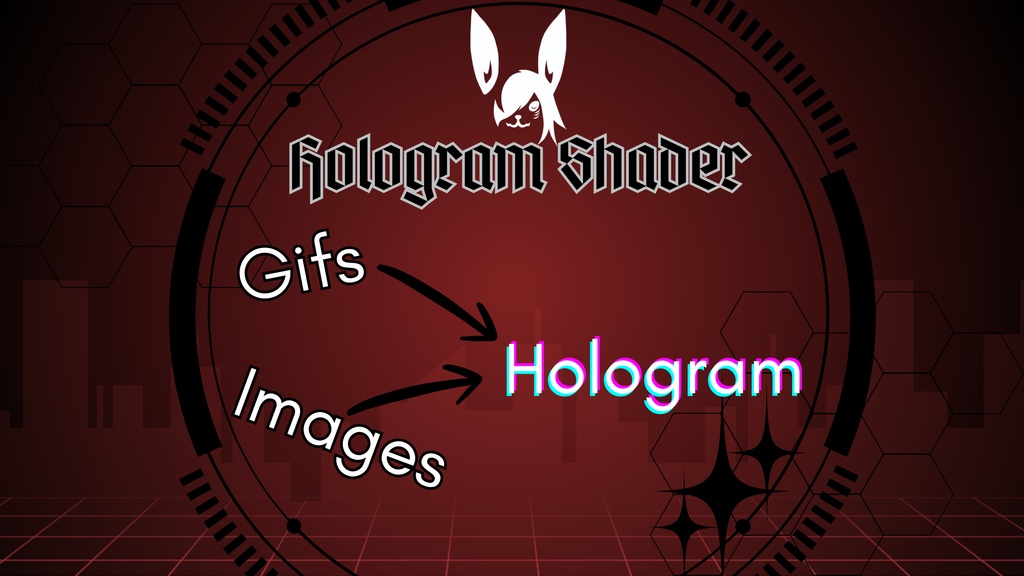 Reactive Image & Flipbook Hologram Shader (AudioLink)