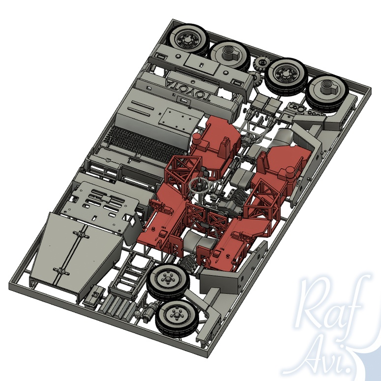 《723》1/72 3tけん引車(F-4EJ改用けん引棒付属)