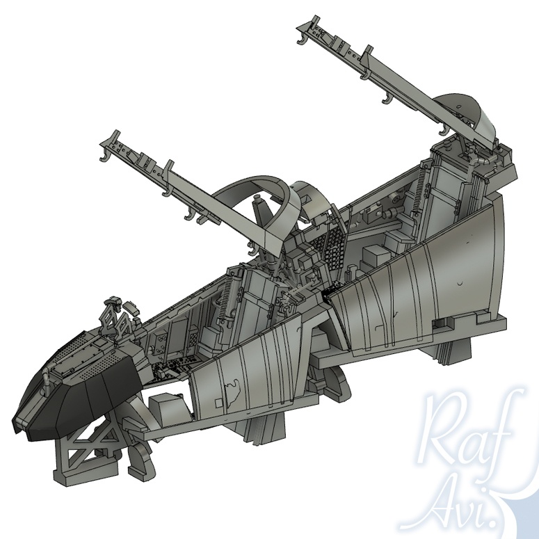 《724》1/72 F-4EJ改ファントムⅡ コクピットディテールキット(ハセガワF-4EJ改 1機分)