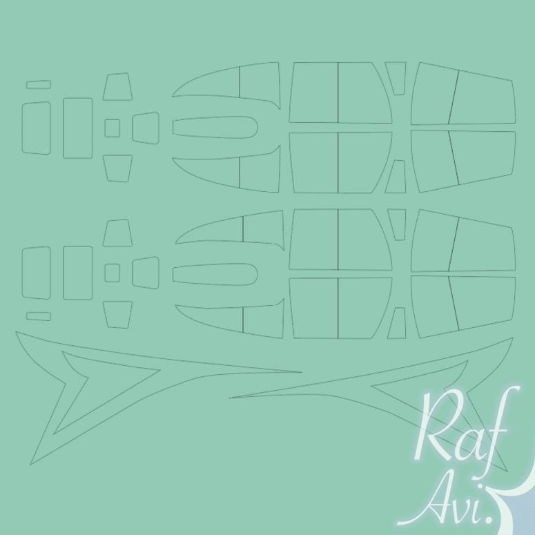 《725》1/72 RF-4EファントムⅡ コクピットディテールキット:KS-127A搭載機(ハセガワRF-4E 1機分)