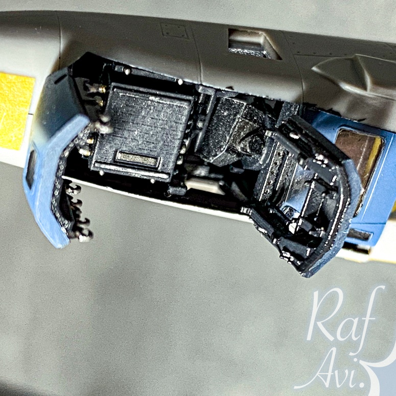 《725》1/72 RF-4EファントムⅡ コクピットディテールキット:KS-127A搭載機(ハセガワRF-4E 1機分)