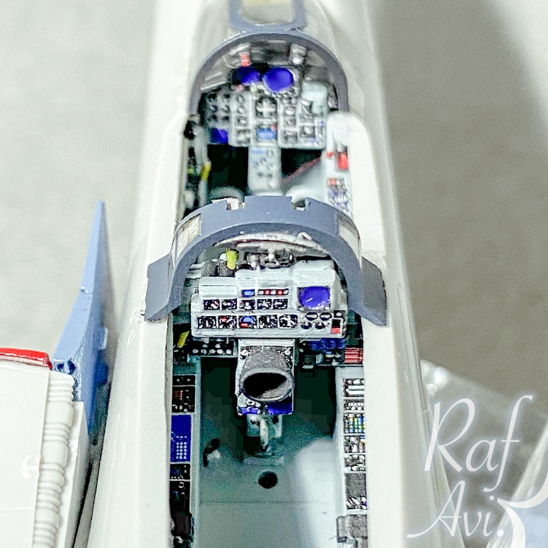 《725》1/72 RF-4EファントムⅡ コクピットディテールキット:KS-127A搭載機(ハセガワRF-4E 1機分)