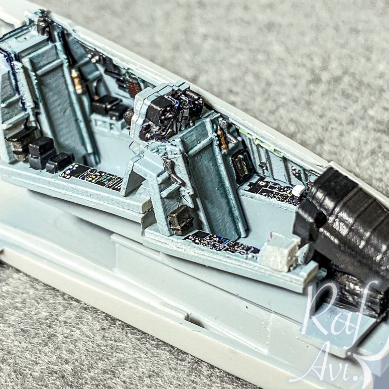 《725》1/72 RF-4EファントムⅡ コクピットディテールキット:KS-127A搭載機(ハセガワRF-4E 1機分)