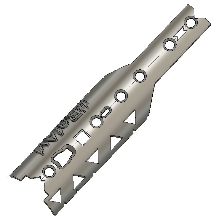 《726》1/72 ファントム(空軍型)ドーサルモールド用テンプレート(ハセガワ)