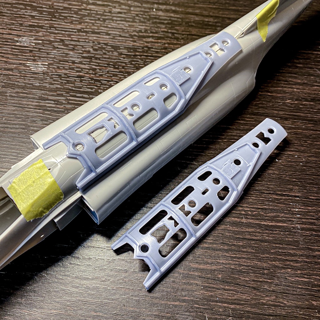 《489》1/48 F-4EJ/EJ改 ドーサルモールド用テンプレート(ハセガワ)