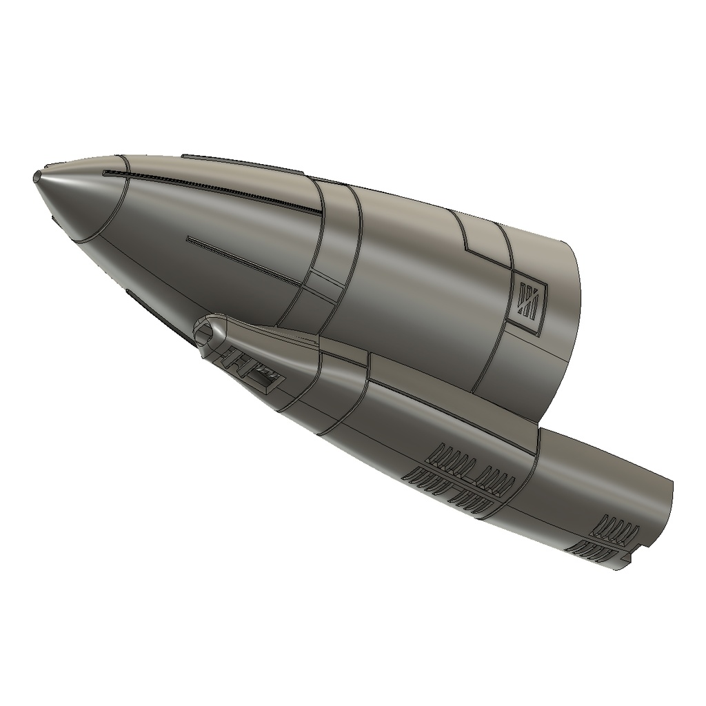 《727》1/72 F-4EJ改 ノーズコーン(ハセガワ)