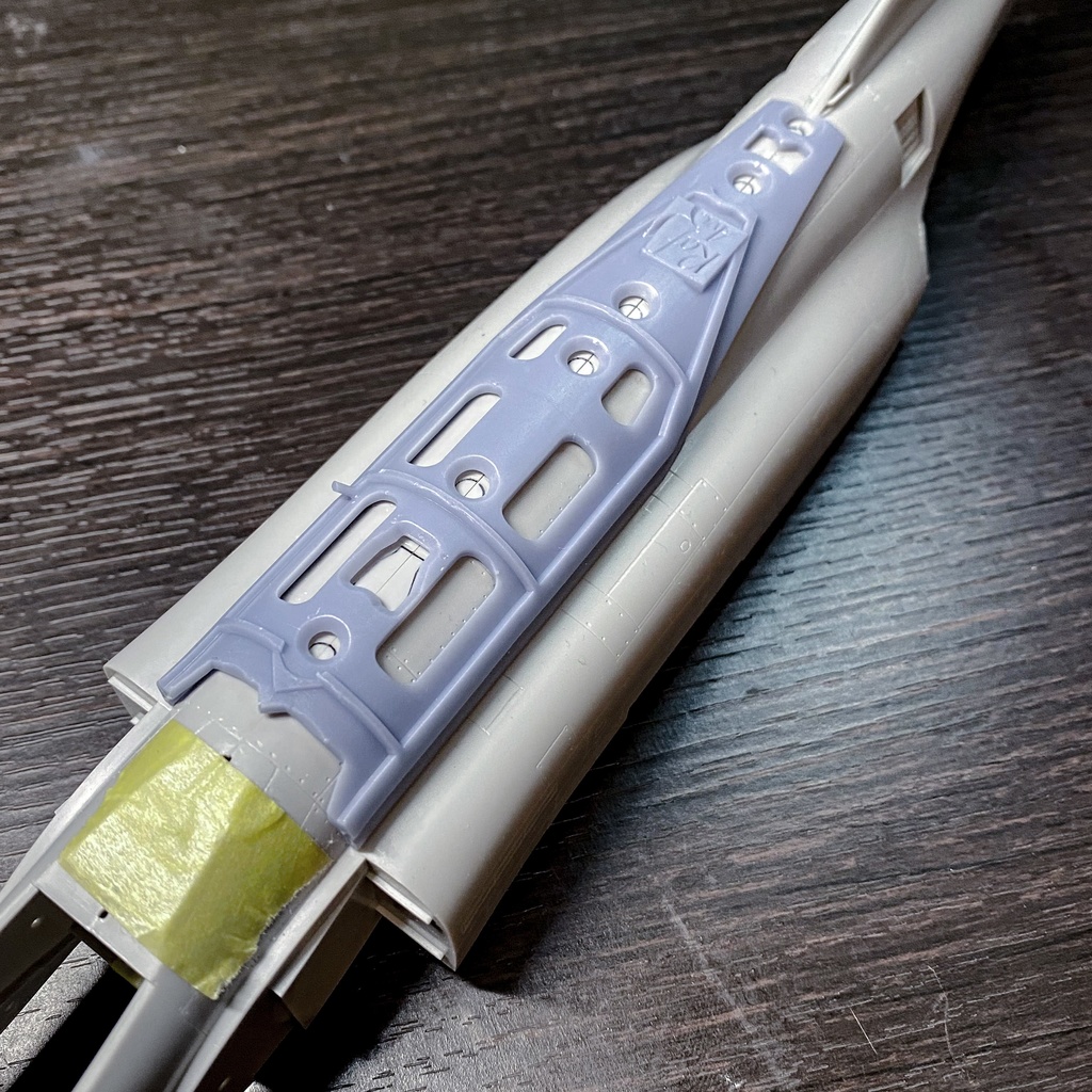 《4810》1/48 RF-4E ドーサルモールド用テンプレート（ハセガワ）-修正済み