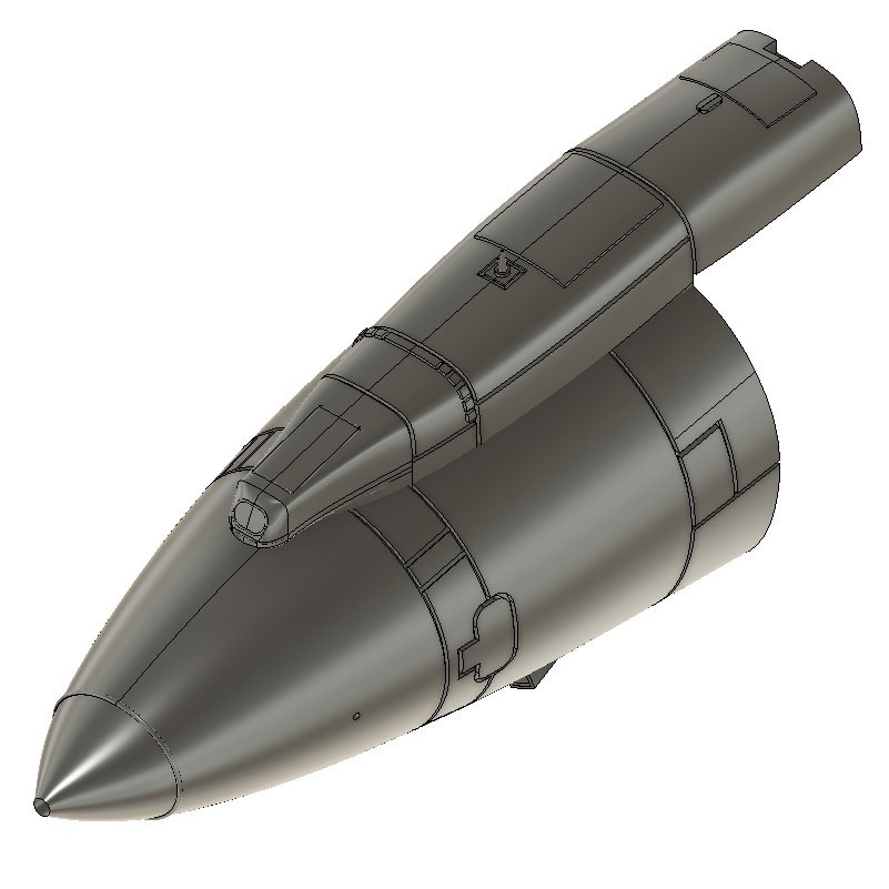 《7210》1/72 F-4EJ 301号機 ノーズコーン(ハセガワ)