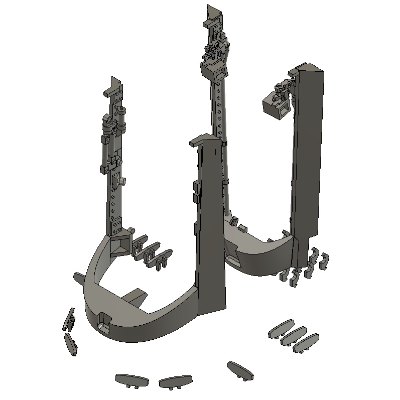 《7216》1/72 RF-4EファントムⅡ キャノピーフレーム KS-127A搭載機(901,903号機)用(ハセガワRF-4E)