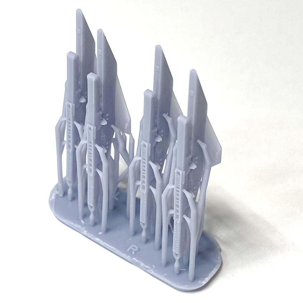 《7220》1/72 F-2 内舷パイロン+レイルランチャ