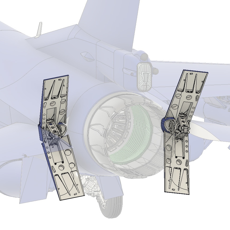 《4840》1/48 F-2A/B スピードブレーキ