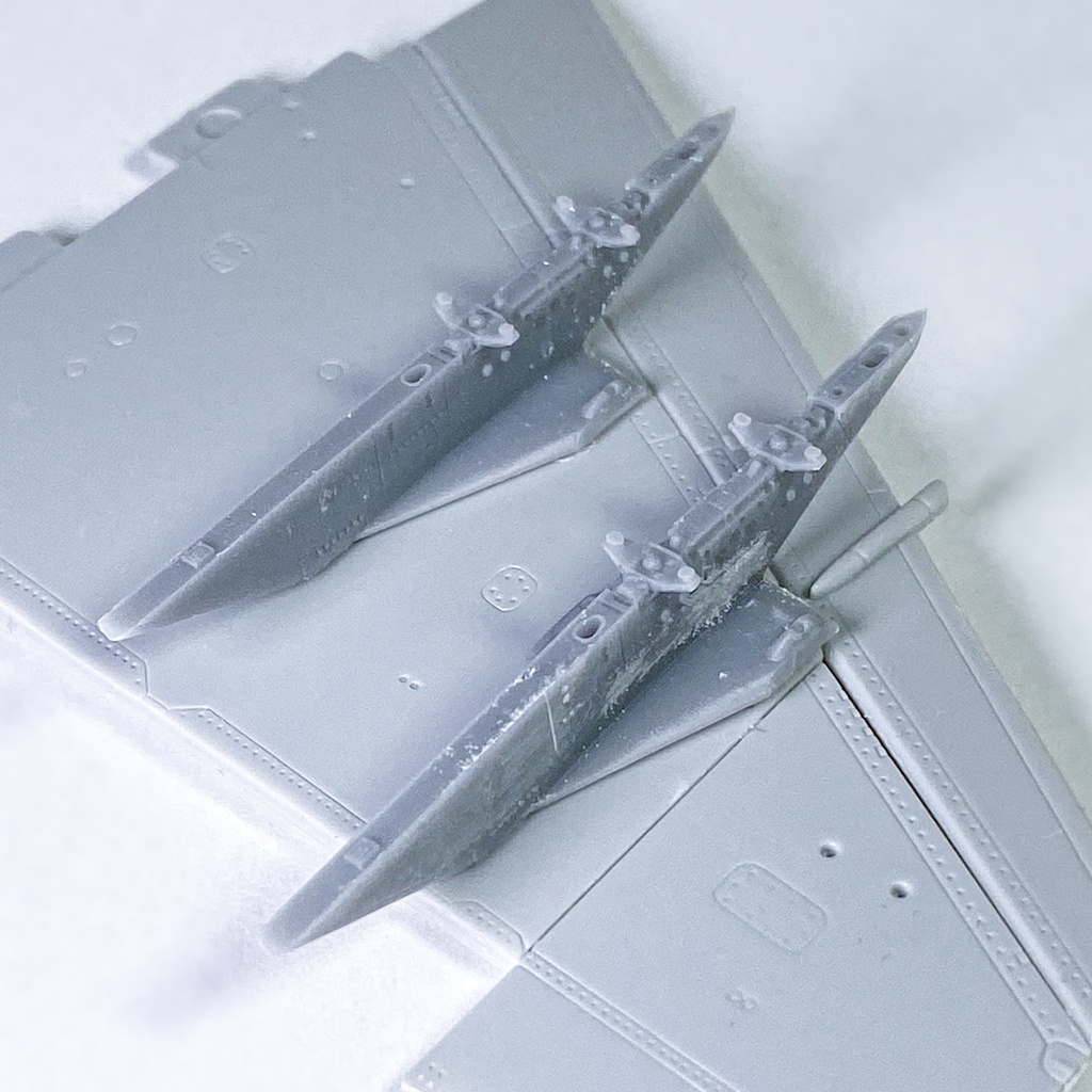 《4839》1/48 F-2A/B 中舷パイロン(4個セット)