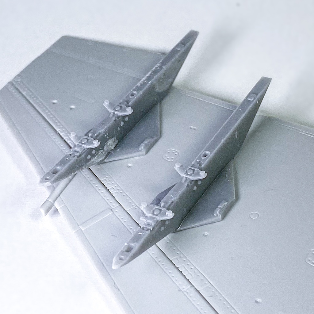 《4839》1/48 F-2A/B 中舷パイロン(4個セット)