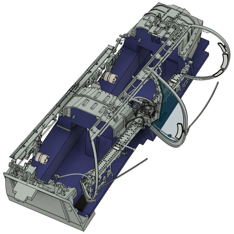 《4858》T-4 キャノピーオープンセット(ブルーインパルス仕様