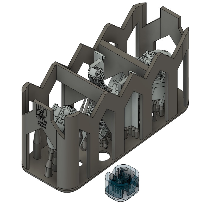 《7237》F-20コクピット(キャノピークローズ)