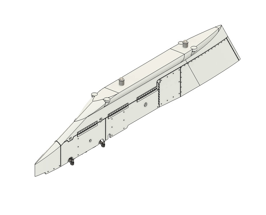 《4865》F-8クルセイダー ウイングパイロン