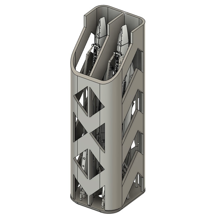 《4865》F-8クルセイダー ウイングパイロン