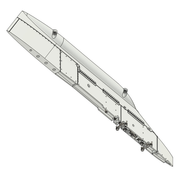 《4865》F-8クルセイダー ウイングパイロン