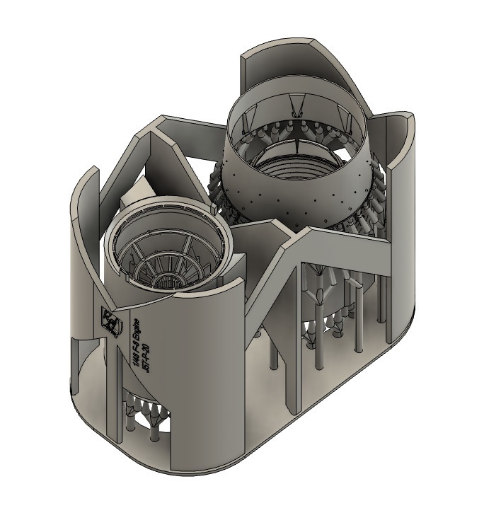 《4866》F-8エンジンノズル