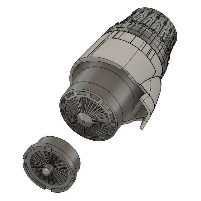 《7243》F-14Aコンバージョンキット(タミヤF-14D用