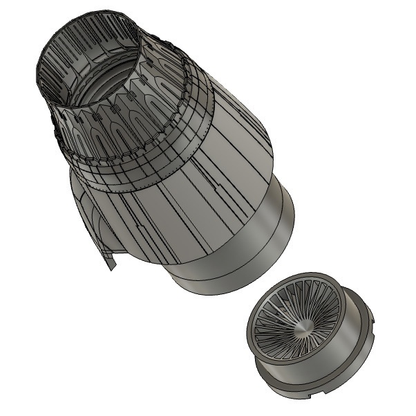 《7243》F-14Aコンバージョンキット(タミヤF-14D用