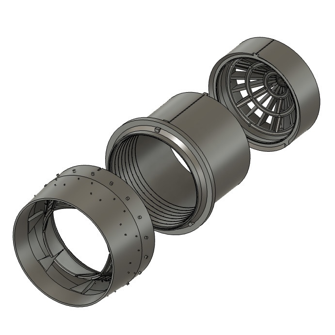 《7241》 F-8E/Jエンジンセット