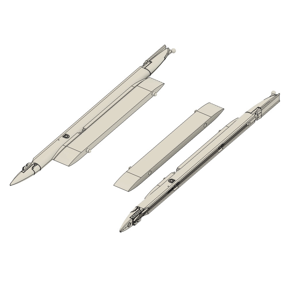 《7242》 F-8クルセイダー パイロン