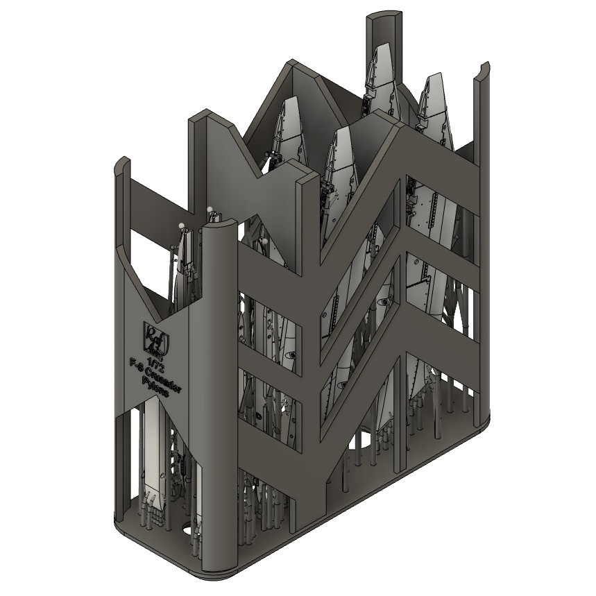 《7242》 F-8クルセイダー パイロン