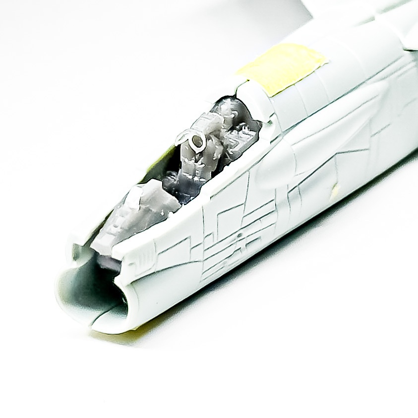 14402 F-8Eコクピット・ノズルセット(F-8E・モデルアート用