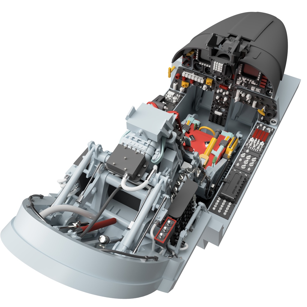 《4872》F-20 タイガーシャーク コクピット(フリーダムモデルキット(ハセガワ)用