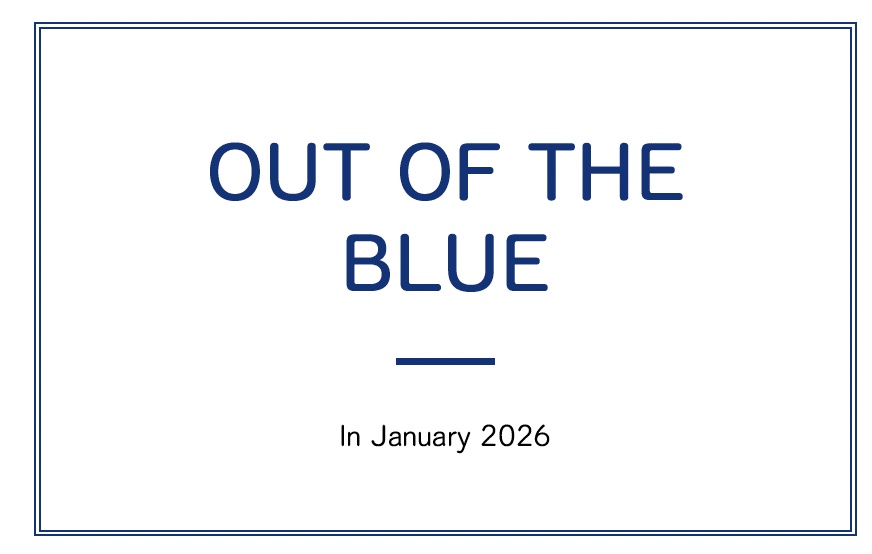 OUT OF THE BLUE