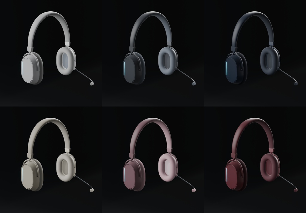 3D Model Headset