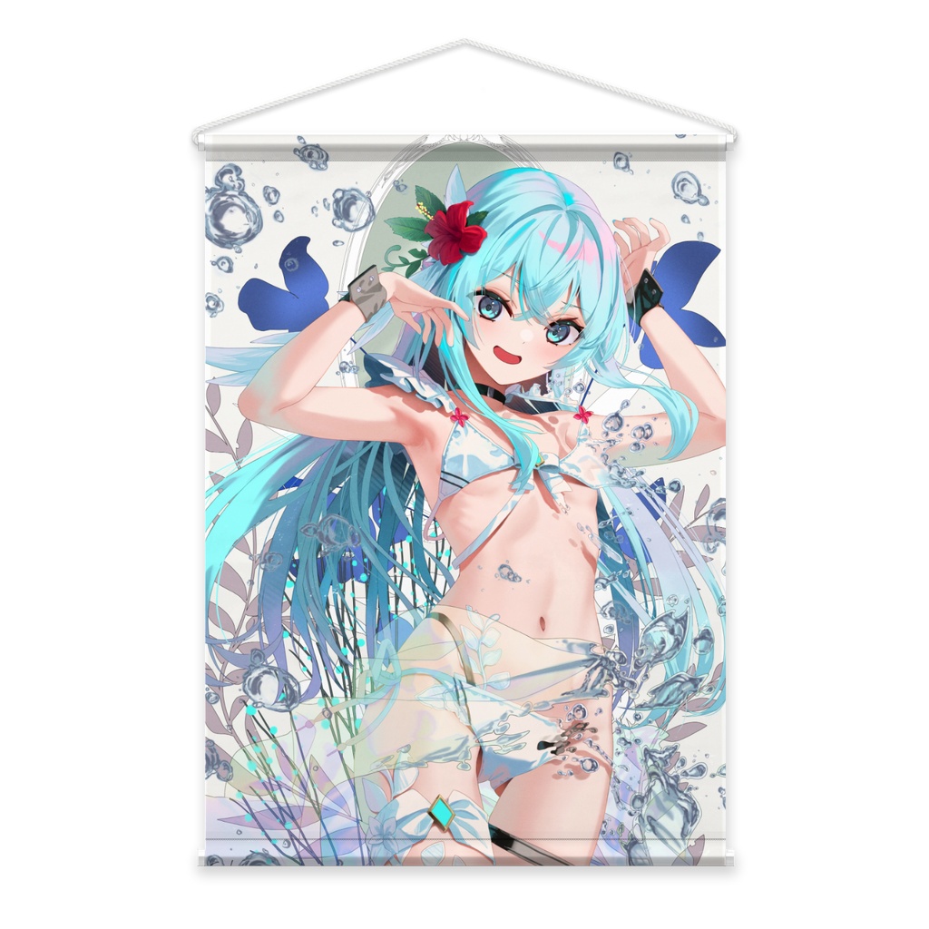 水着りーちゃん3　タペストリー