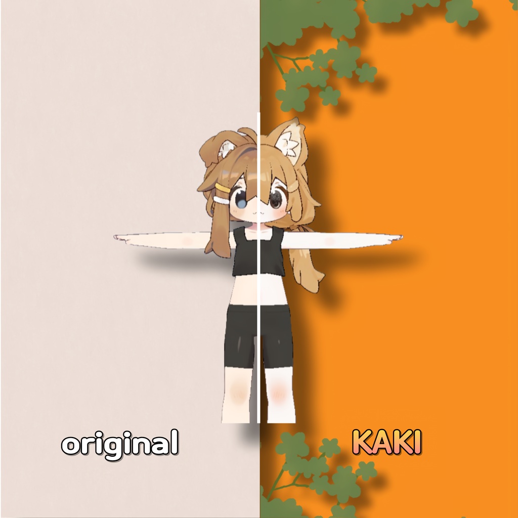 【まめひなた Mamehinata】 ✿ momo kaki body & eye Texture ✿