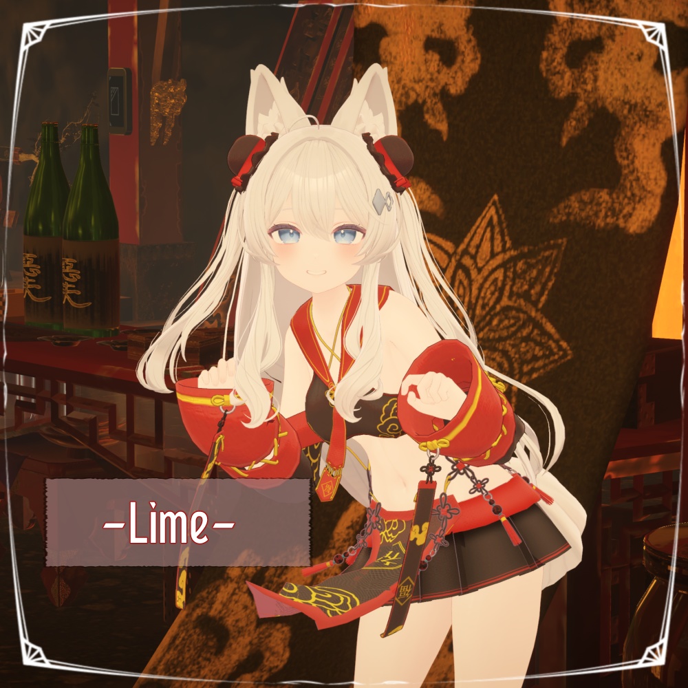 セーラーチャイナビキニ【複数アバター対応】